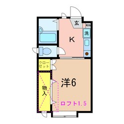 第二太陽コーポの物件間取画像